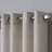Wein Polyester / Cotton Light-Filtering Solid Color Curtain Panel with Grommet Top-687467723-687467713