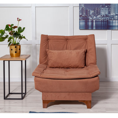 Fauteuil convertible capitonné l 29,53 po Crosland