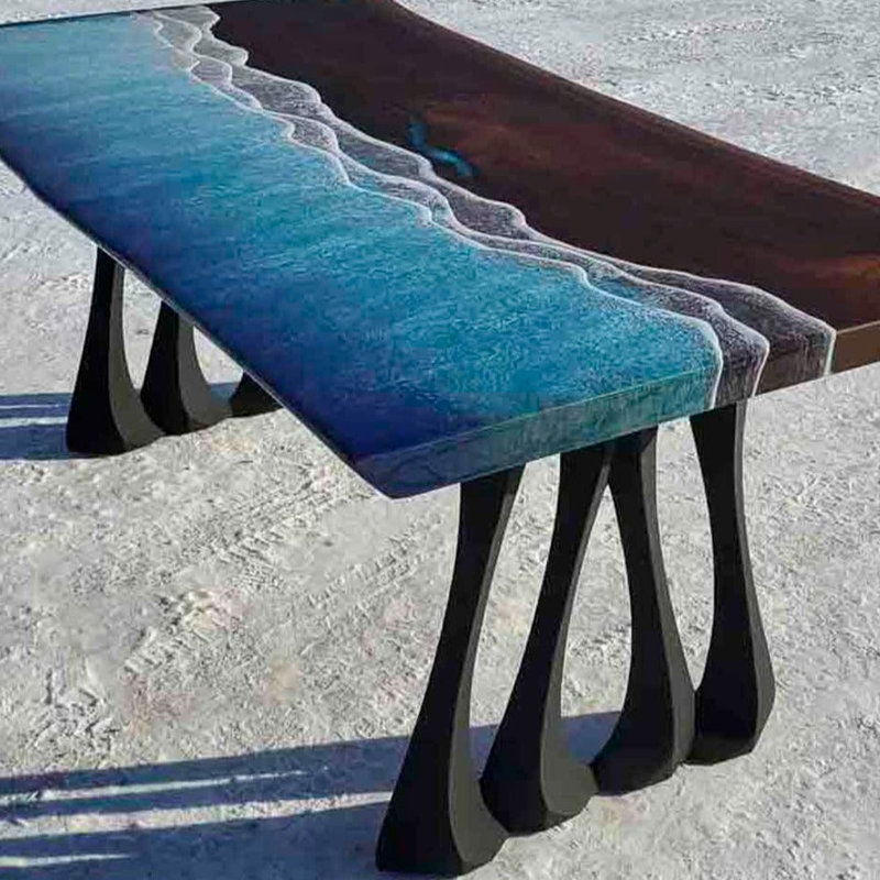 Pieds de table de salle à manger en métal Radix, ensemble de 2