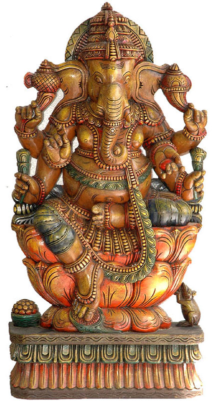 Ganesha à six bras Lalitasana