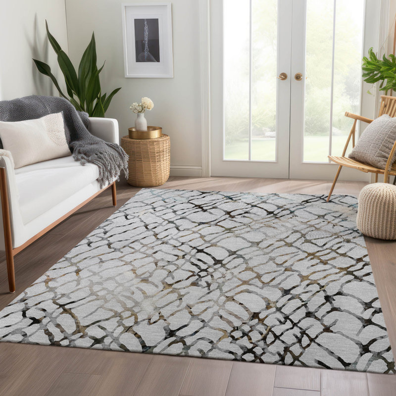Khiri Abstract Rug, Rectangle 3' x 5'