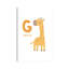Animal Alphabet G - impression d'art graphique-52841557-52841558-52841559