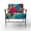 Fauteuil d'appoint rembourré abstrait rose Enigma I-112889574