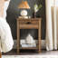 Cadhla 1-Drawer Nightstand with Open Shelf-2096841915