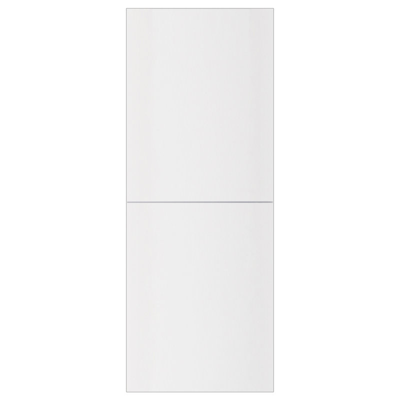 Porte intérieure moderne laminée blanc doux Glam G-Pro 007 seulement 24 po x 84 po, 24 po x 84 po, Blanc doux
