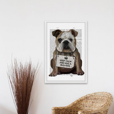 " Hug A Bulldog "