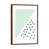 Classic Brown Wood Floater Framed