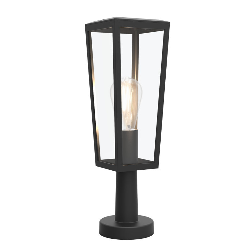 Pine outdoor pedestal light