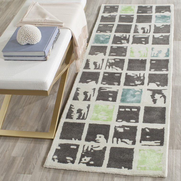 Jefferson Hand Tufted Wool Geometric Rug