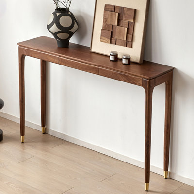 New Chinese-style solid wood entrance table.