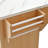 52" Fluted Kitchen Island With Drop Leaf-214047095