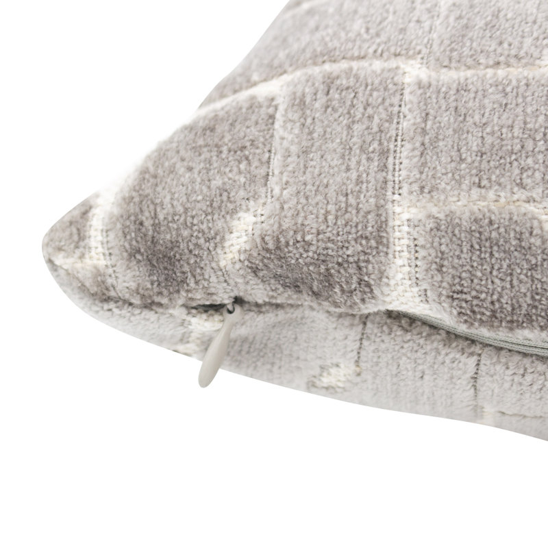Haven Alloy Luxury Rectangular Pillow Cover & Insert, Brown, Feathers