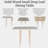 Solid Wood Small Drop Leaf Dining Table-315060539-315060537