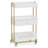 Utility Trolley with Wheels and Drawer, Stylist Rolling Storage Cart-108806122
