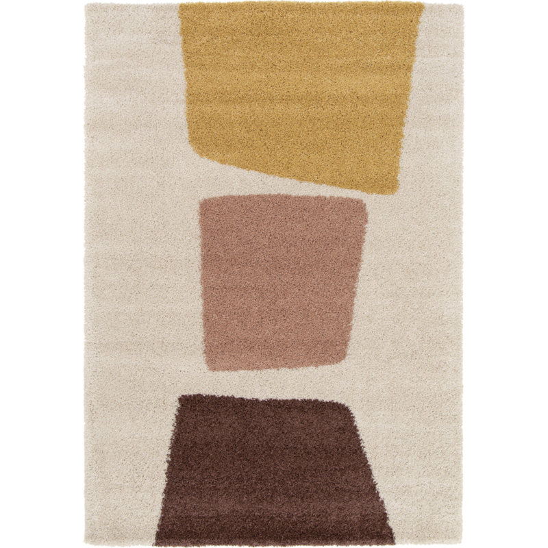 Abstract Shag Area Rug, Rectangle 160 x 230 cm