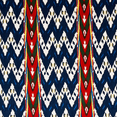 Tissu en velours Samar Ikat