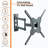 ProMounts Articulating/Full motion TV Wall Mount for 24"- 60" Screens, Holds up to 88 lbs.