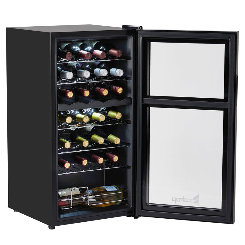 28 Bottle Electric Dual Zone Freestanding Wine Cooler