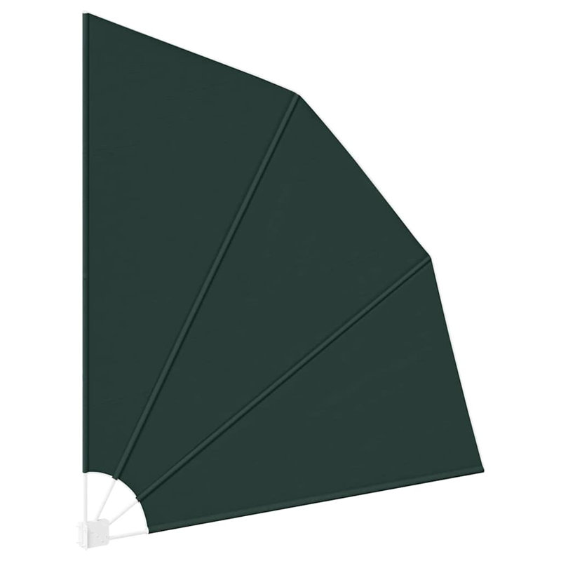 New Patio Balcony Side Awning Collapsible Garden Multi Sizes Multi Colours, Dark Green, 210cm H x 210cm W x 210cm D