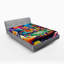 Drap-housse pour chat Ambesonne_ Chatons colorés jouant au poker_ Orange magenta et mauve-95978039