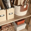 Armoire de rangement rustique brune, idéale pour la cuisine, la buanderie ou le salon, tablettes réglables et fixes, facile à assembler