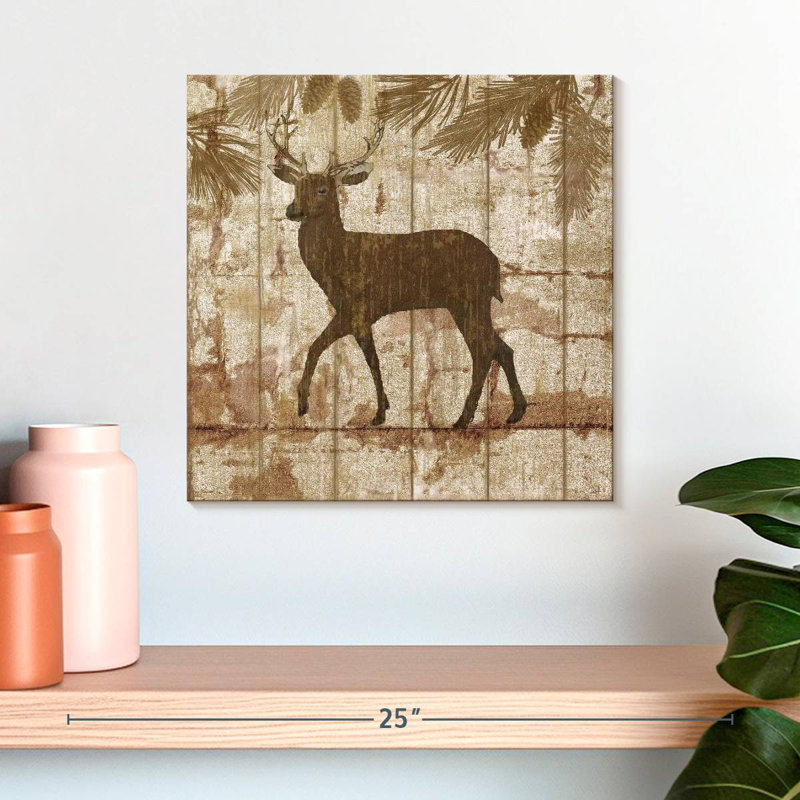 Brampt Deer Crossing, 16" H x 16" W