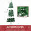 Demi-arbre de Noël artificiel 7 pi