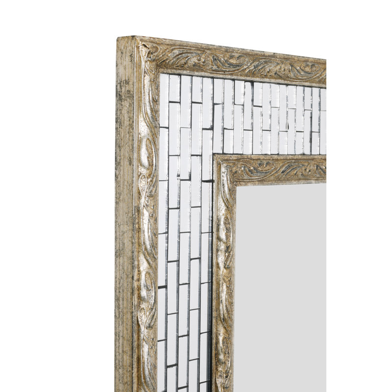 Silver Facet Mirror
