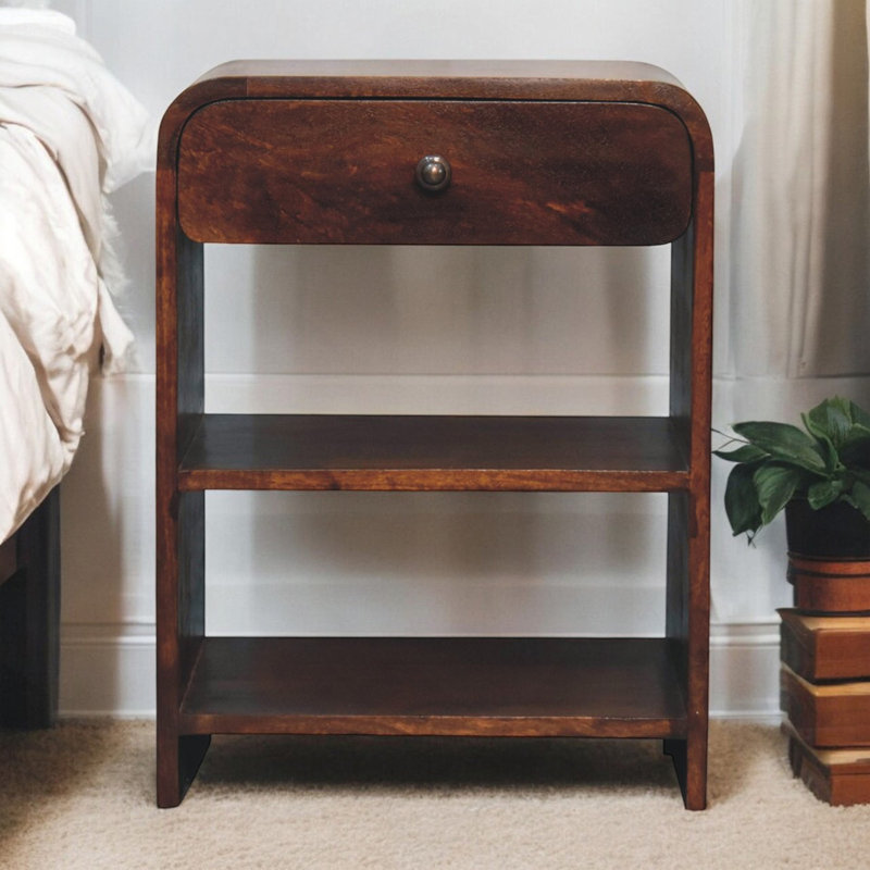 Wood Aspen Open Bedside