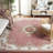 Stenberg Hand Tufted Wool/Cotton Floral Rug in Pink/Ivory-403763460