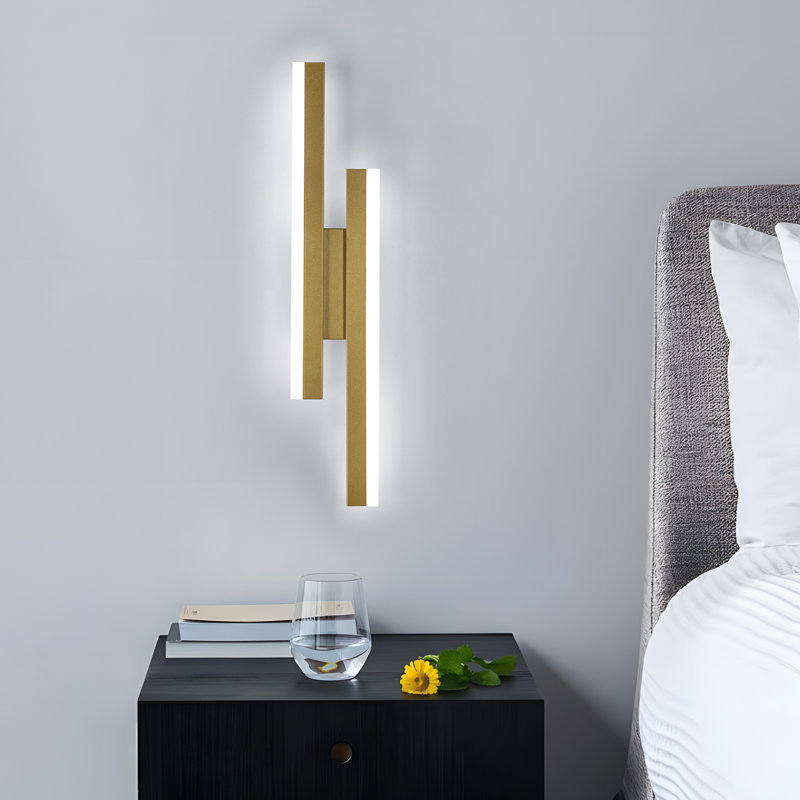 Modern Gold 40cm LED Linear Wall Light