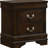 MDF Nightstand With 2 Drawers, Cappuccino