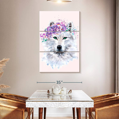 Brampt Floral Wolf