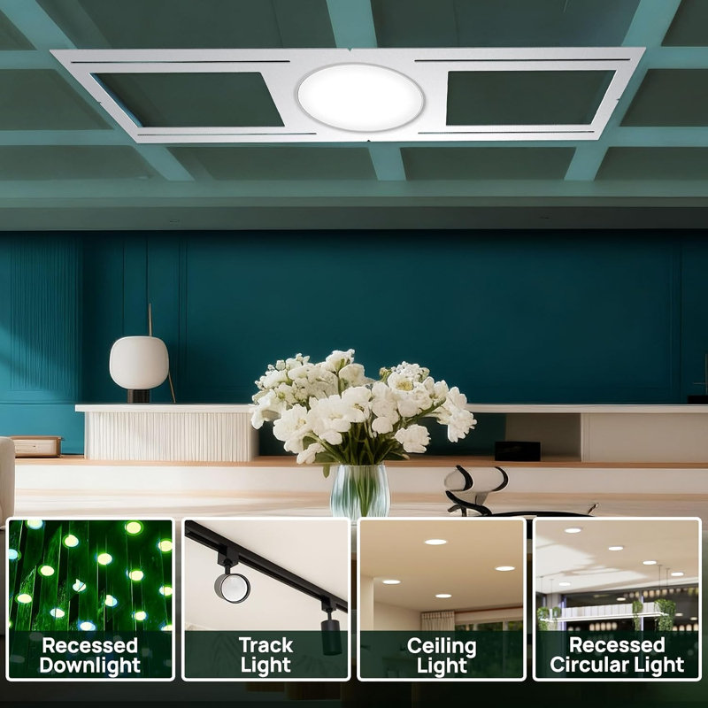 96 Pack Light Fixture Mounting Bracket for 6" Recessed Lights