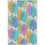 Tapis Dream Shag ADS744 de qualité supérieure, lavable à la machine et à motif floral-1347658369-1347658394