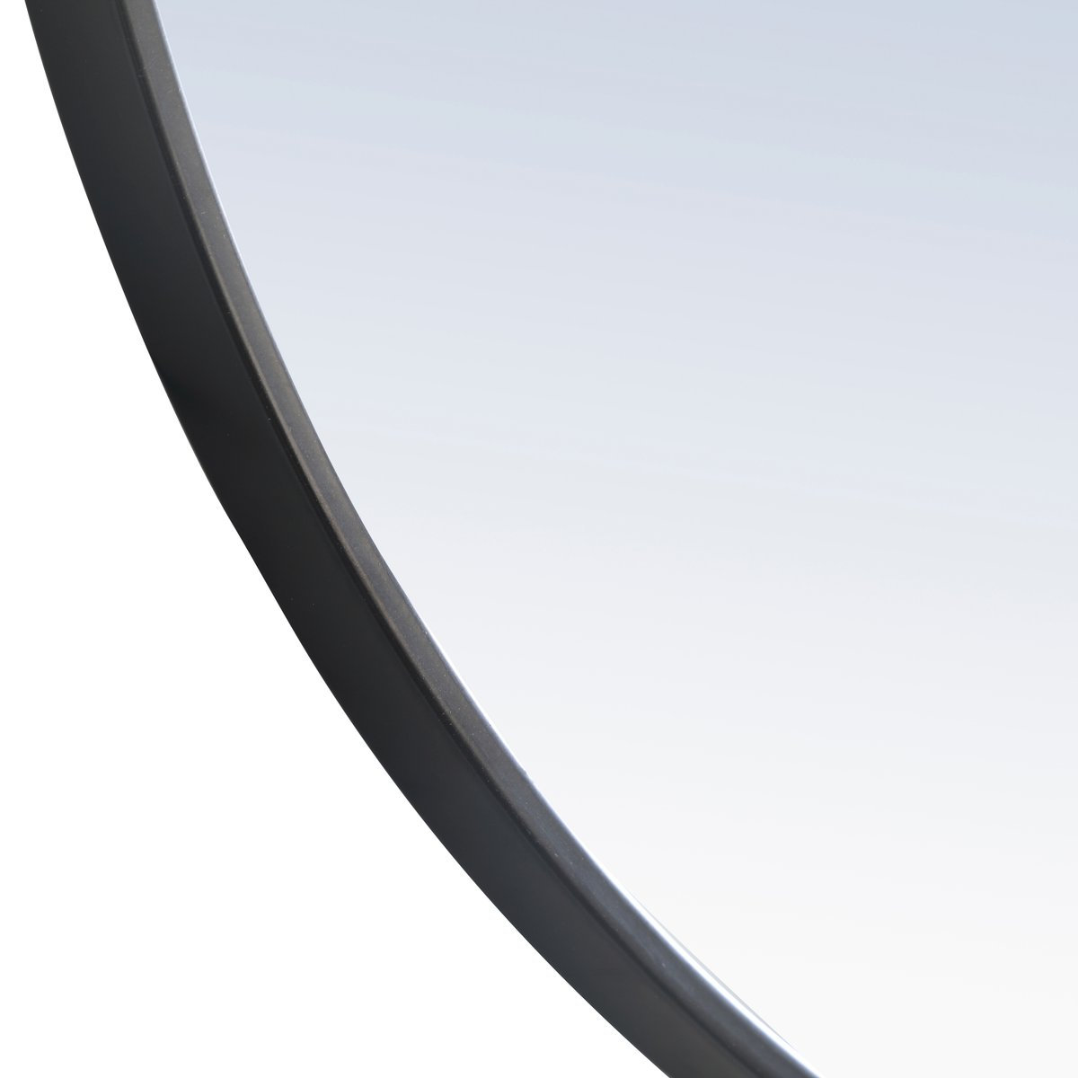 Cassie Accent Mirror, Black, 32" x 32" 