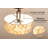 Alysa Shell Semi Flush Mount