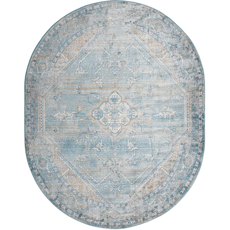 Orea Oriental Indoor Rug, Oval 7'10" x 10'2"