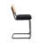 Crumley Modern Bouclé & Rattan Counter Stools with S-Shaped Metal Frame and Footrest-1465099706