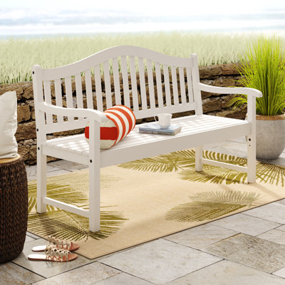 Enright Wooden Garden Bench by Breakwater Bay