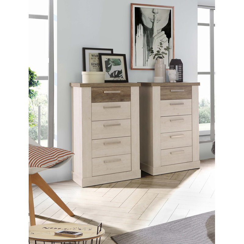 Nuzzo 61.2 cm W Chest of 5 Drawers