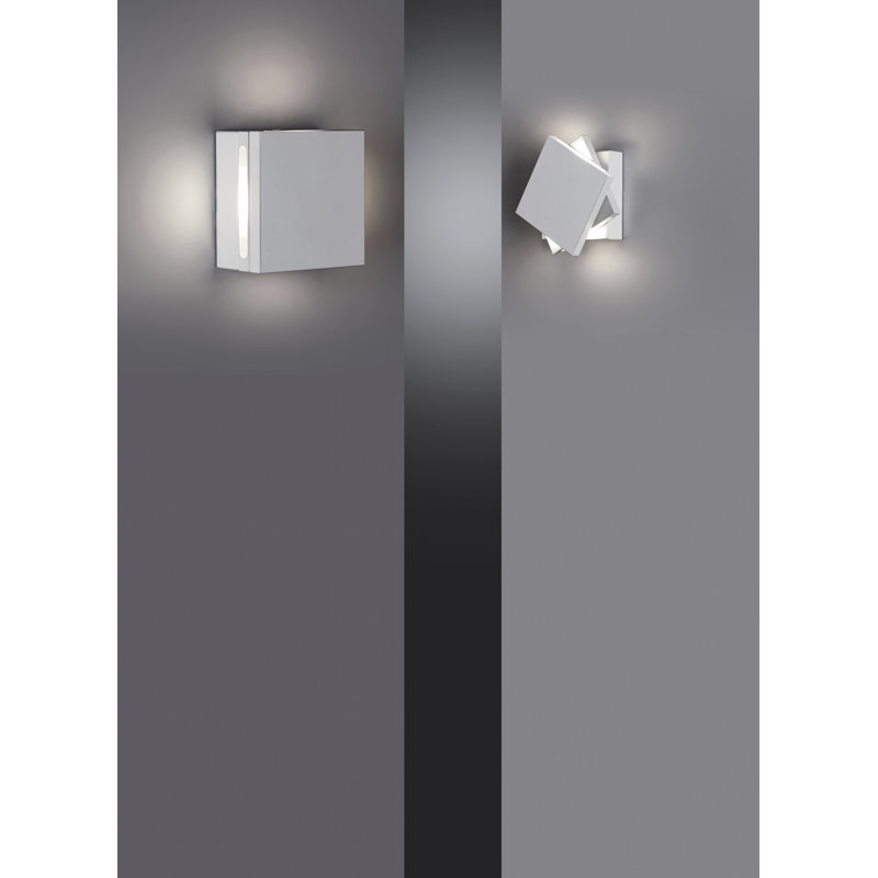 LED Flush Mounted Sconce, White