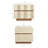 Isola 2 Drawer Nightstand In White Light Oak-118103529