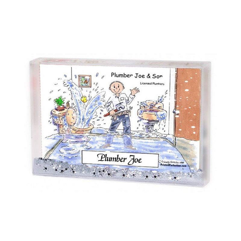 Cadeau de cadre plombier personnalisé, H 2,5 po x l 3,75 po x P 1 po, Oui