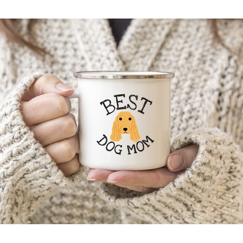 Tasse de camping Best Dog Mom, Épagneul cocker