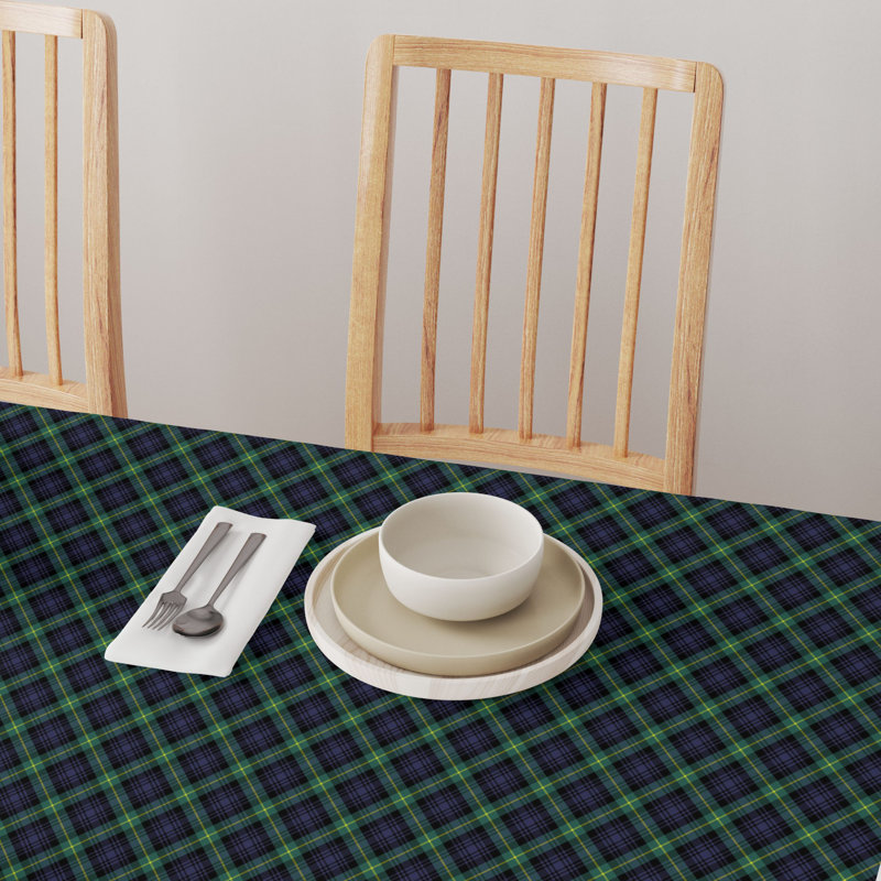 Reem Tartan Tablecloth, 84" x 84"