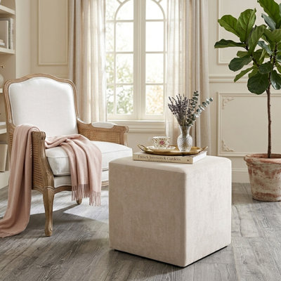 16.73" W Square Cube Ottoman
