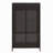 47.6" Tall Metal Storage Cabinet With Glass Doors & Flip-Top, 4-Tier Display Cabinet With Open Shelves, Freestanding Steel Sideboard Buffet For Kitchen, Living Room, Home Office, Dining Room, Bathroom