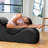 Luvu Lounger - Elegant Chaise Lounge Chair for Yoga, Exercise, Stretching, Massage and More-2115034201