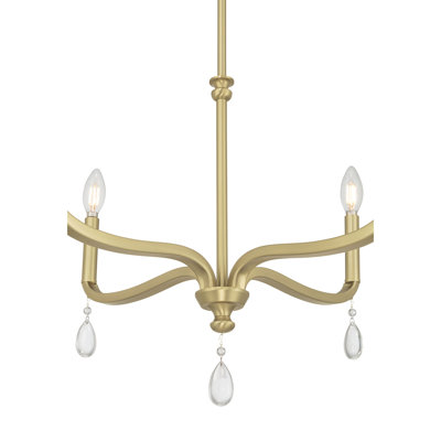 Bellvue 22" Wide 4-Light Chandelier